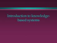 Introduction to knowledgebased systems PowerPoint PPT Presentation