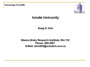 Innate Immunity