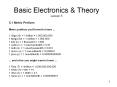 Basic Electronics PowerPoint PPT Presentation