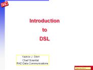 Introduction to DSL