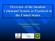 US Department of Agriculture Forest Service