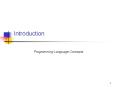 Programming Language Concepts PowerPoint PPT Presentation