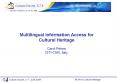 Multilingual Information Access for PowerPoint PPT Presentation