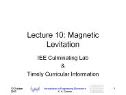 Introduction to Engineering Electronics