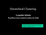 Hierarchical Clustering