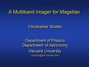 A Multiband Imager for Magellan