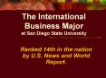 The International Business Major at San Diego State University PowerPoint PPT Presentation
