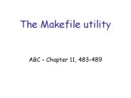 The Makefile utility