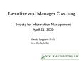 Executive and Manager Coaching PowerPoint PPT Presentation