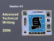 Advanced Technical Writing 2006