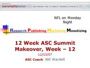 12 Week ASC Summit Makeover, Week 12