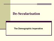 DeSecularisation