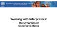 Working with Interpreters: PowerPoint PPT Presentation