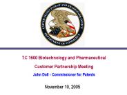 TC 1600 Biotechnology and Pharmaceutical