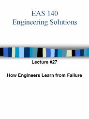 EAS 140 Engineering Solutions