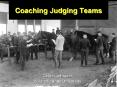 Coaching Judging Teams PowerPoint PPT Presentation