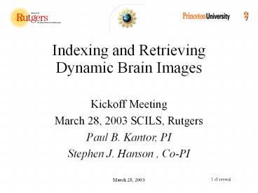 Indexing and Retrieving Dynamic Brain Images