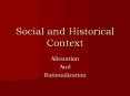 Social and Historical Context PowerPoint PPT Presentation