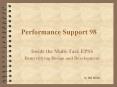 Performance Support 98 PowerPoint PPT Presentation