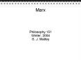Marx PowerPoint PPT Presentation