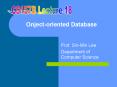 Onjectoriented Database PowerPoint PPT Presentation
