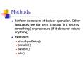 Methods PowerPoint PPT Presentation