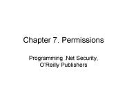 Chapter 7. Permissions