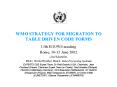 WMO STRATEGY FOR MIGRATION TO TABLE DRIVEN CODE FORMS PowerPoint PPT Presentation