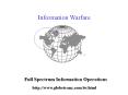 Information Warfare PowerPoint PPT Presentation