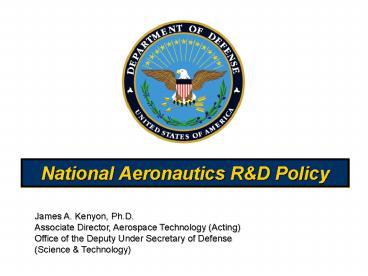 National Aeronautics R