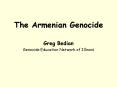 The Armenian Genocide PowerPoint PPT Presentation