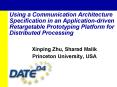 Using a Communication Architecture Specification in an Applicationdriven Retargetable Prototyping Pl PowerPoint PPT Presentation
