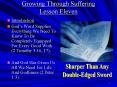 Growing Through Suffering Lesson Eleven PowerPoint PPT Presentation