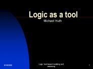 Logic as a tool