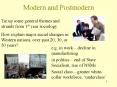 Modern and Postmodern PowerPoint PPT Presentation
