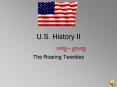 U.S. History II PowerPoint PPT Presentation