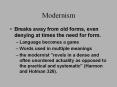 Modernism PowerPoint PPT Presentation
