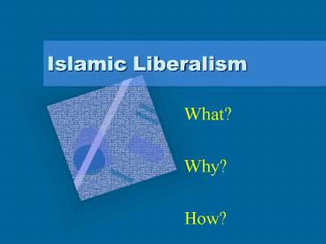 Islamic Liberalism