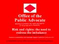 Office of the Public Advocate PowerPoint PPT Presentation