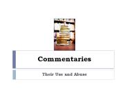 Commentaries
