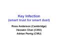 Key%20Infection%20(smart%20trust%20for%20smart%20dust) PowerPoint PPT Presentation