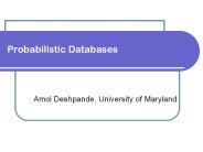 Probabilistic Databases