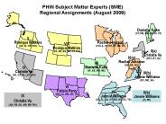 PHIN Subject Matter Experts SME Regional Assignments August 2009
