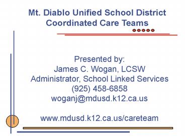Mt. Diablo Unified School District