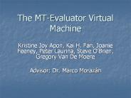 The MTEvaluator Virtual Machine