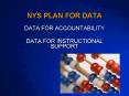 NYS PLAN FOR DATA PowerPoint PPT Presentation