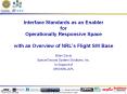 Interface Standards as an Enabler for Operationally Responsive Space with an Overview of NRL PowerPoint PPT Presentation