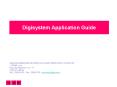 Digisystem Application Guide PowerPoint PPT Presentation