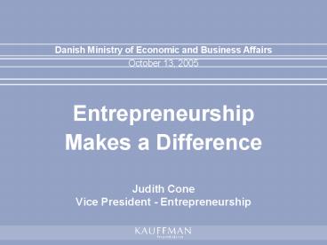 Entrepreneurship