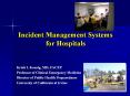 Incident Management Systems for Hospitals PowerPoint PPT Presentation